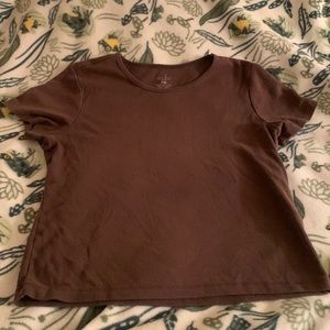 comfy little brown shirt!